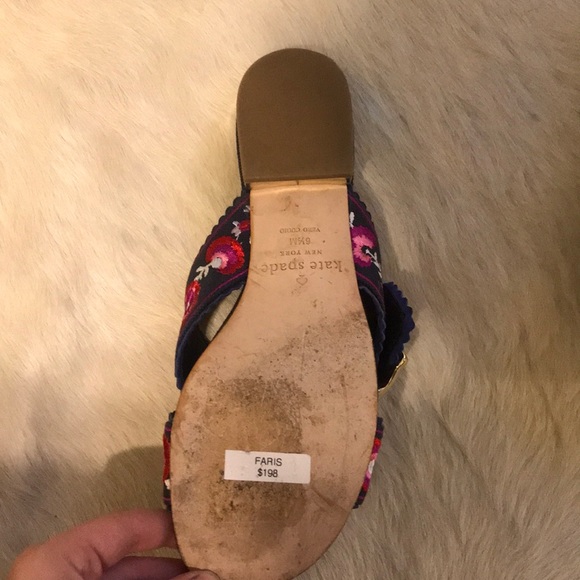 Kate Spade Embroidered Sandals - Picture 5 of 5